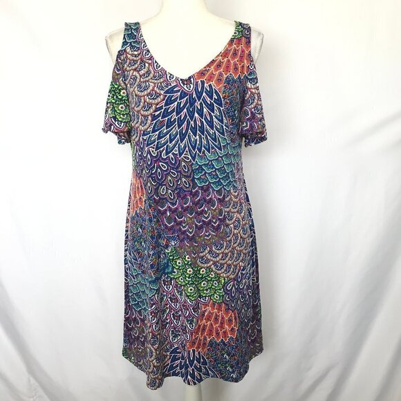 MSK Multi Color Loose fitting Dress PM - Picture 1 of 9